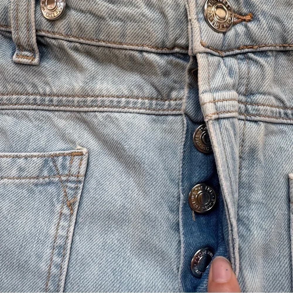 NWT Free People Palmer Long Jean shorts 28